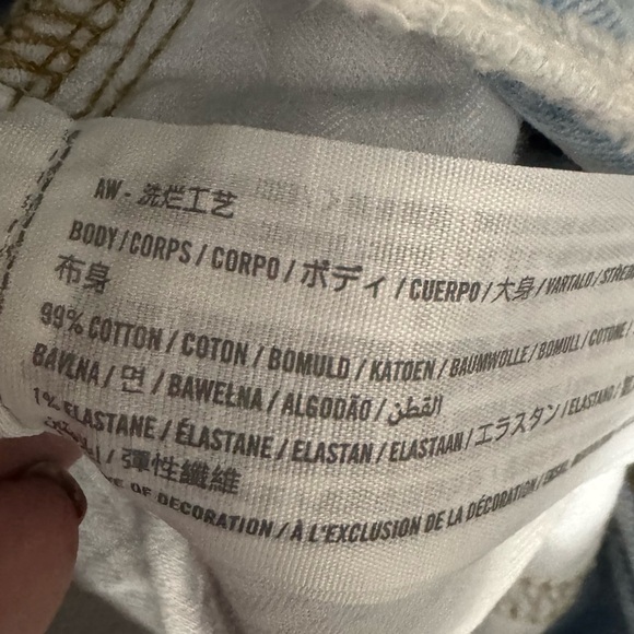 Abercrombie & Fitch Curve Love 90’s Straight Ultra High Rise Jeans Size 24 - Picture 4 of 4